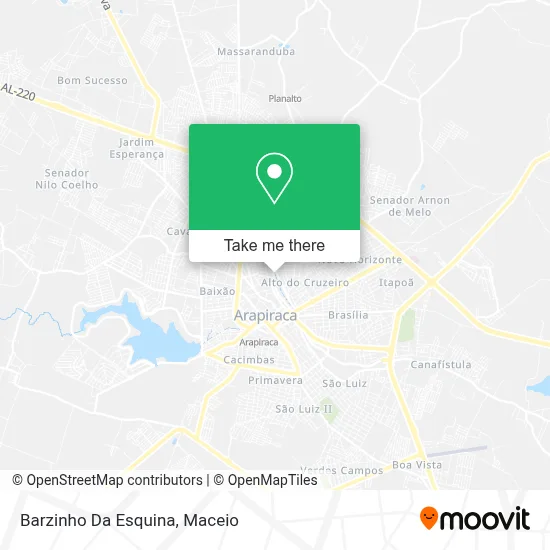 Barzinho Da Esquina map