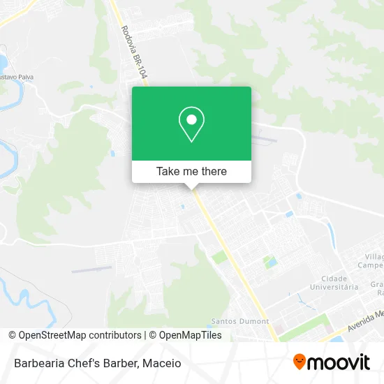 Barbearia Chef's Barber map