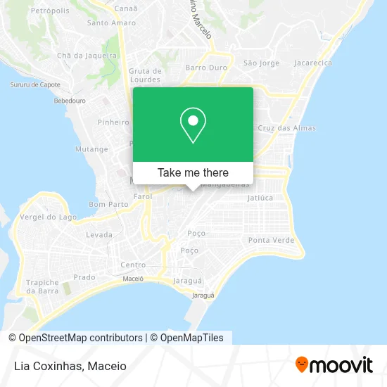 Lia Coxinhas map