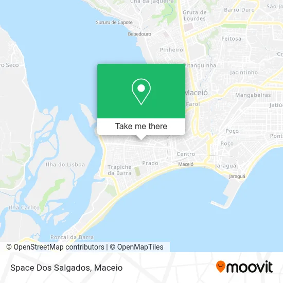 Space Dos Salgados map
