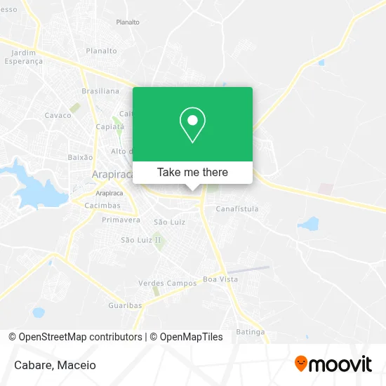 Cabare map