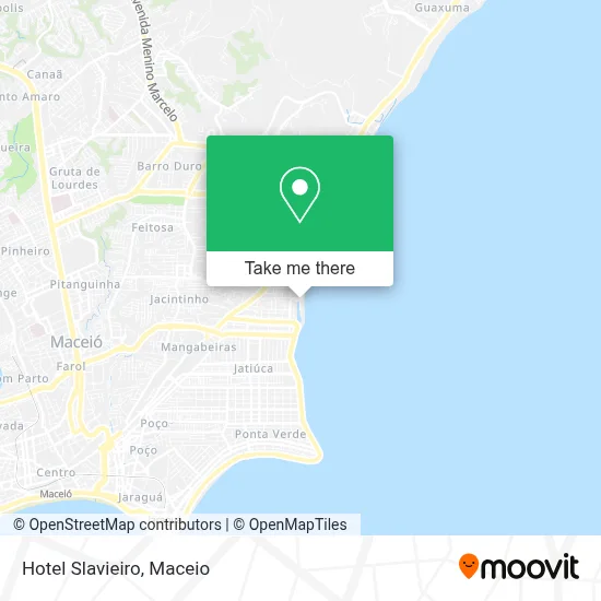 Hotel Slavieiro map