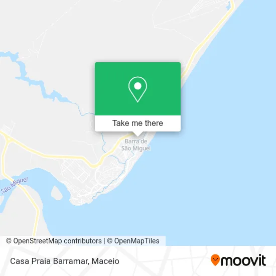 Casa Praia Barramar map