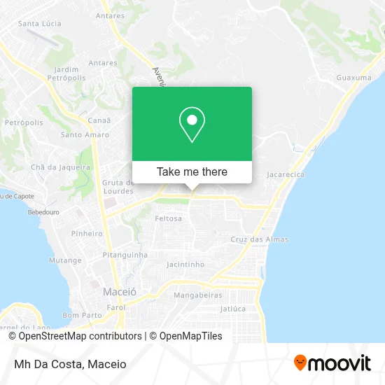 Mh Da Costa map