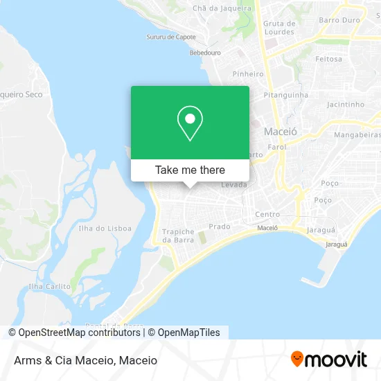 Arms & Cia Maceio map