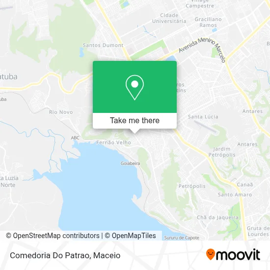 Comedoria Do Patrao map