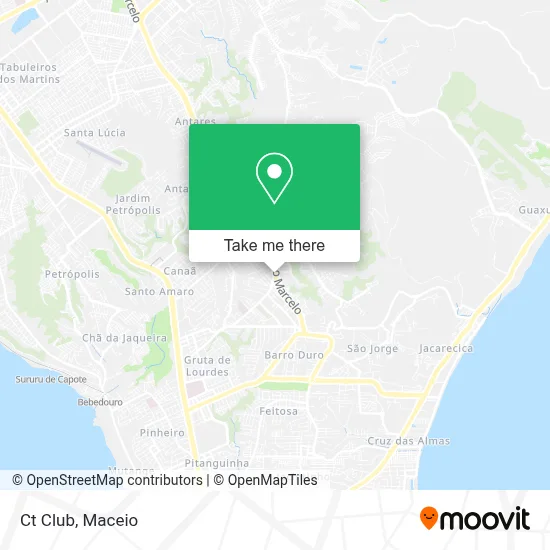 Ct Club map