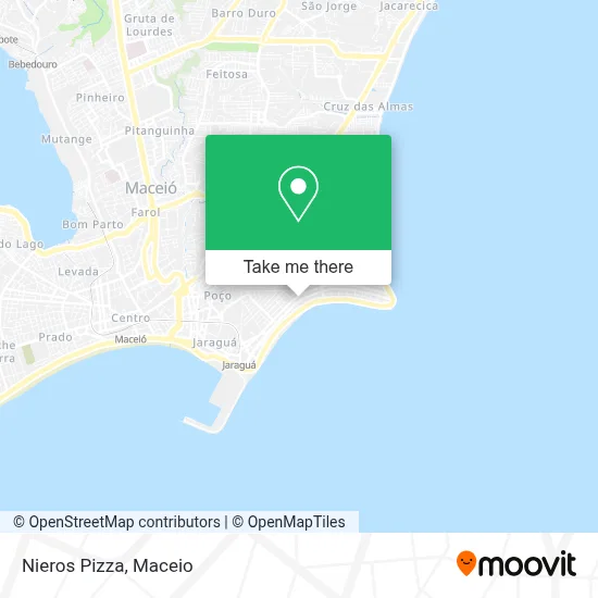 Nieros Pizza map
