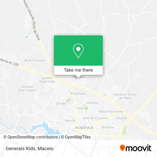 Generais Kids map