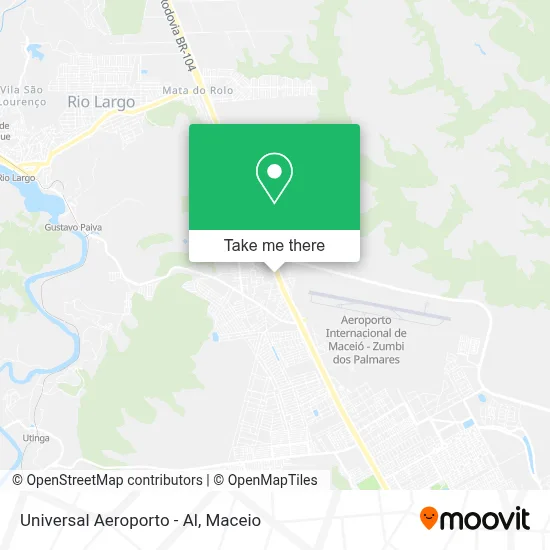 Universal Aeroporto - Al map