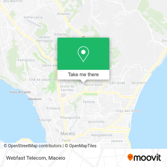 Webfast Telecom map