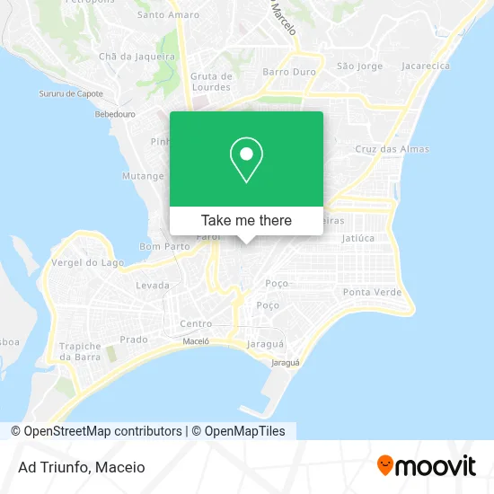 Ad Triunfo map