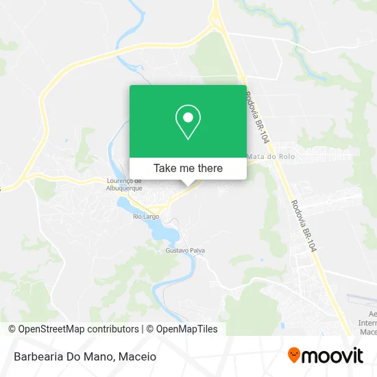 Barbearia Do Mano map