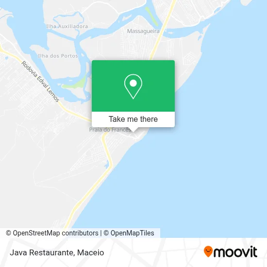 Java Restaurante map