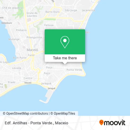 Edf. Antilhas - Ponta Verde. map