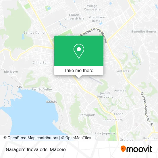 Garagem Inovaleds map