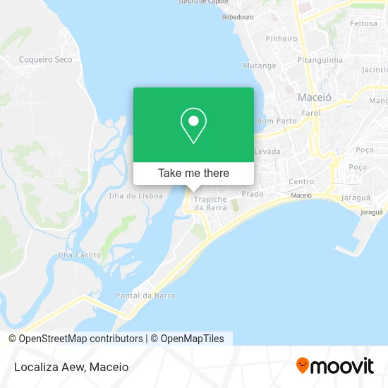 Localiza Aew map