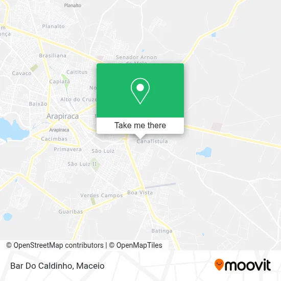 Bar Do Caldinho map
