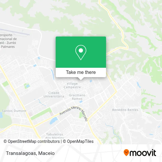 Transalagoas map