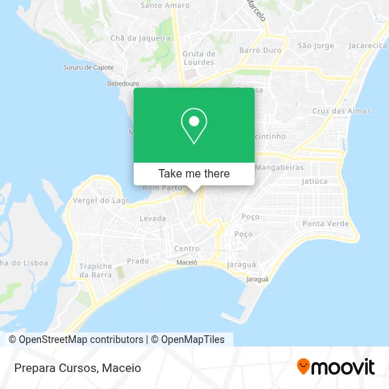 Prepara Cursos map