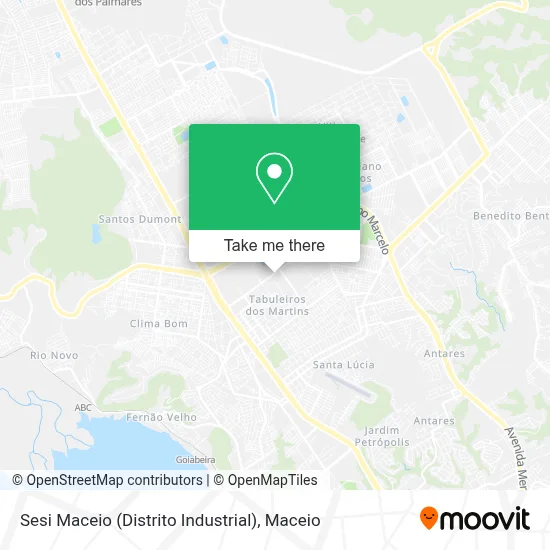Sesi Maceio (Distrito Industrial) map