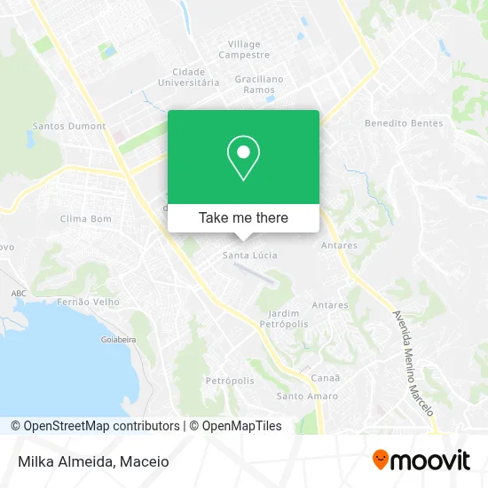 Milka Almeida map