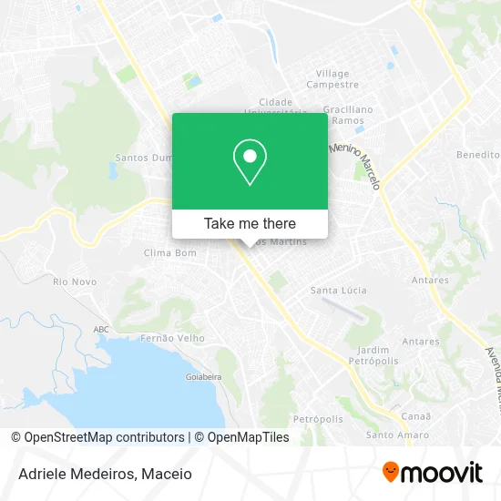 Adriele Medeiros map