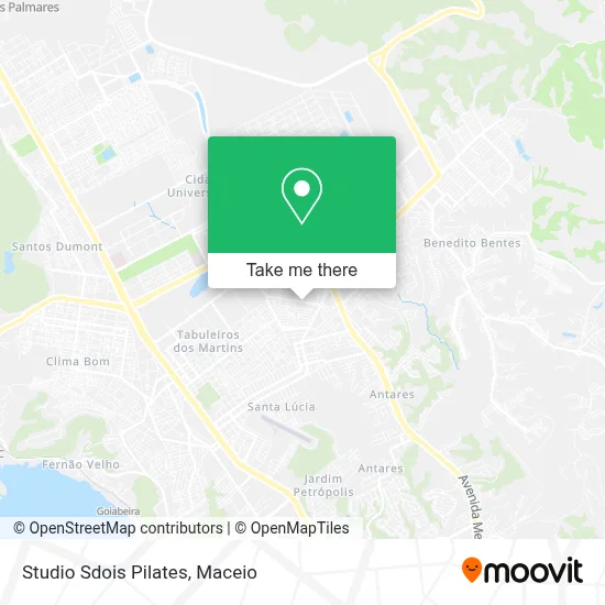 Studio Sdois Pilates map
