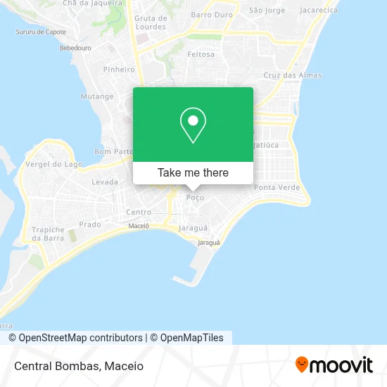 Central Bombas map