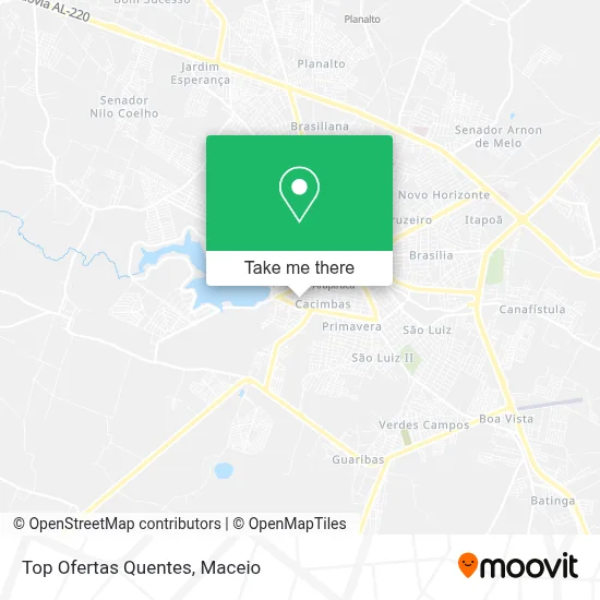 Top Ofertas Quentes map