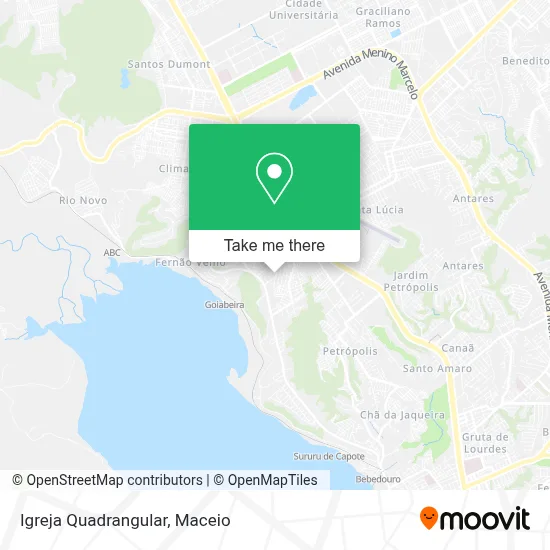 Igreja Quadrangular map