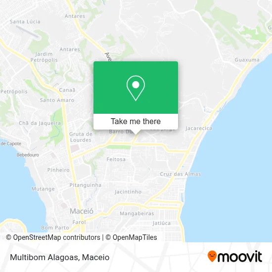 Multibom Alagoas map
