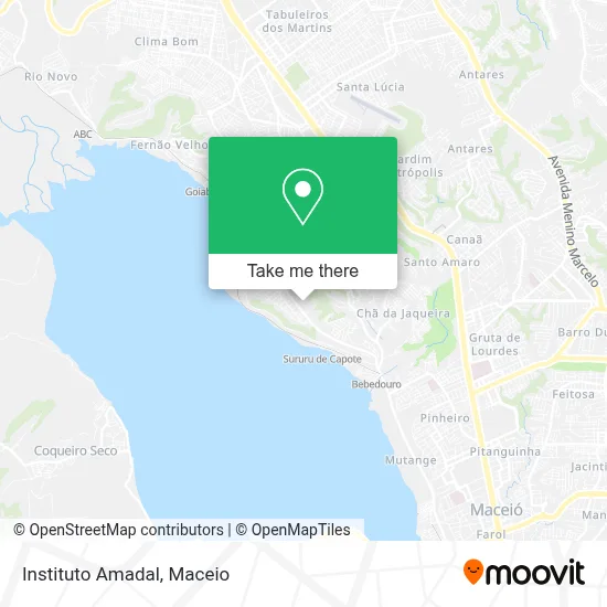 Instituto Amadal map