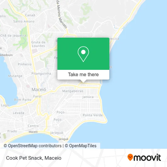 Cook Pet Snack map