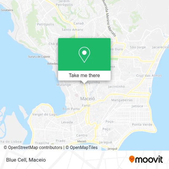 Blue Cell map