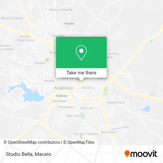 Studio Bella map