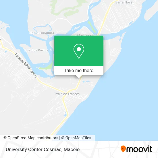 University Center Cesmac map