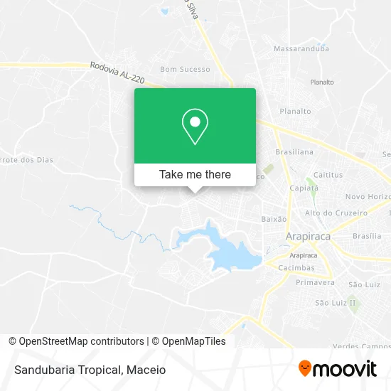 Sandubaria Tropical map