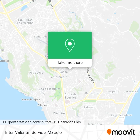 Inter Valentin Service map