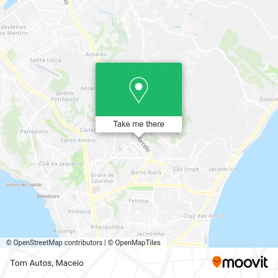 Tom Autos map