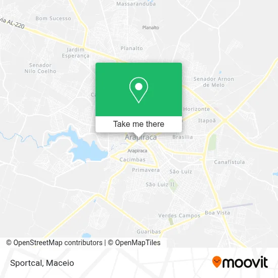 Sportcal map