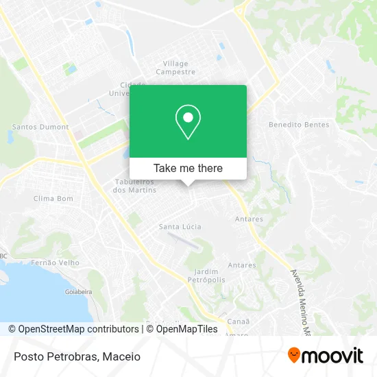 Posto Petrobras map