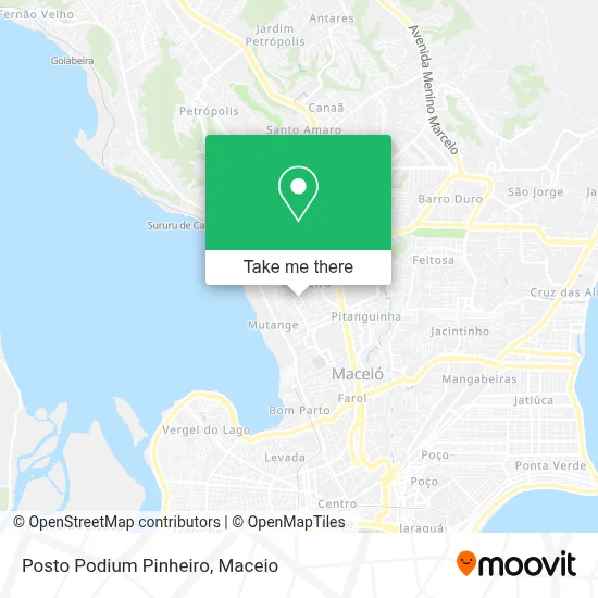 Posto Podium Pinheiro map