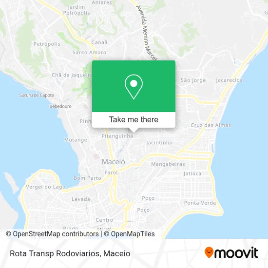 Rota Transp Rodoviarios map