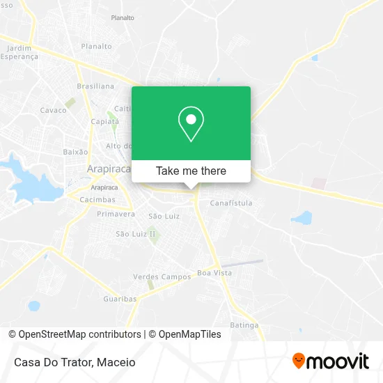 Casa Do Trator map