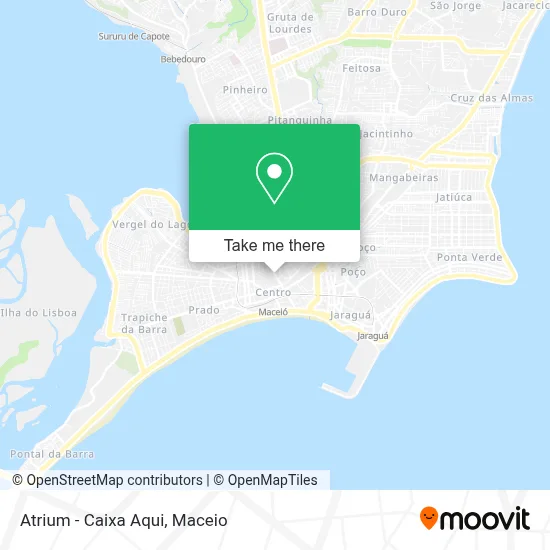 Atrium - Caixa Aqui map