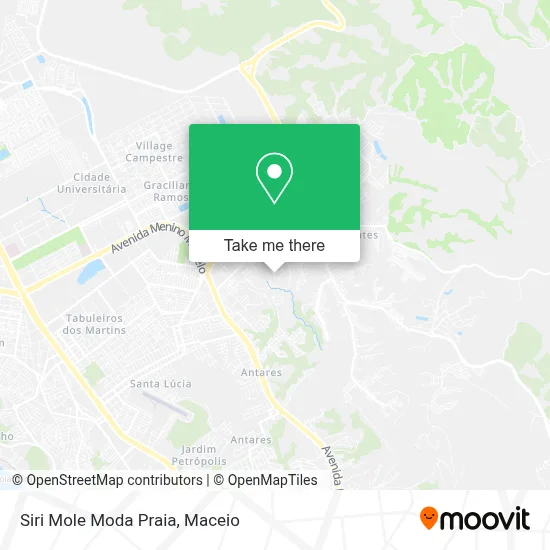 Siri Mole Moda Praia map