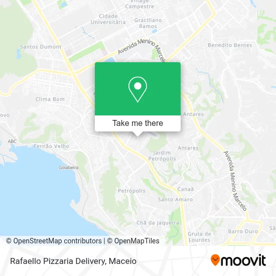 Rafaello Pizzaria Delivery map