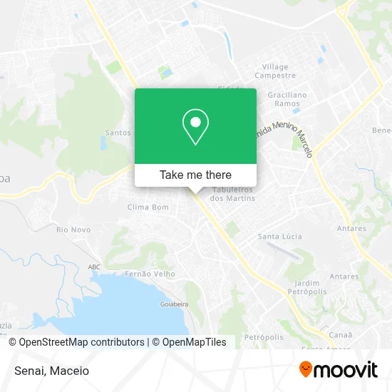 Senai map