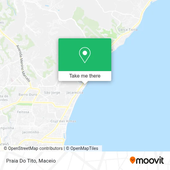 Praia Do Tito map